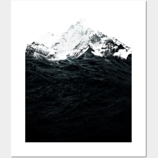 Those Waves Where Like Mountains Posters and Art